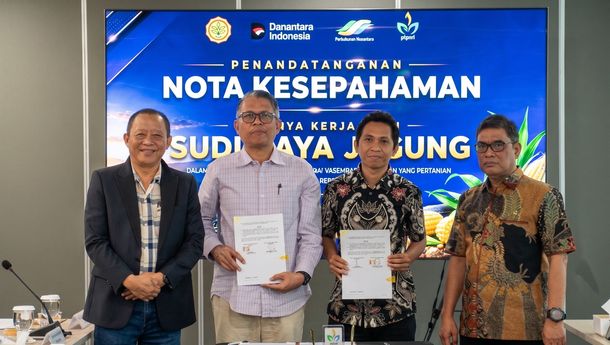 PTPN I Kerja Sama Pemanfaatan 10.000 Hektare Lahan untuk Jagung