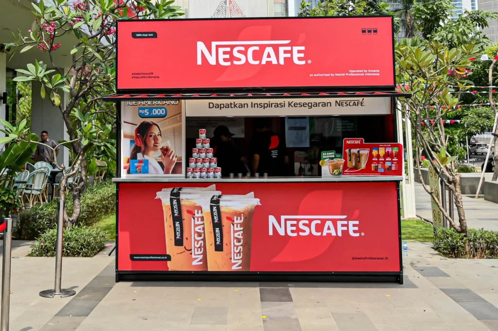 Booth Nescafe. 