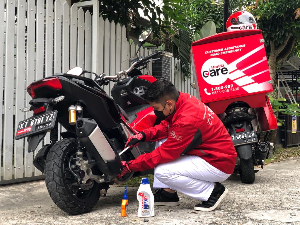 HondaCARE Astra Motor Kaltim 1 Siap Bantu Motor Mogok di Jalan