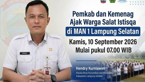 Pemkab dan Kemenag Ajak Warga Salat Istisqa di MAN 1 Lampung Selatan