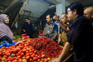 Pemantauan PIHPS pada perdagangan hari ini, harga cabai merah Rp 70.000 per Kg di Kota Medan
