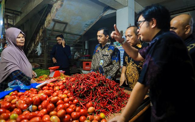Pemantauan PIHPS pada perdagangan hari ini, harga cabai merah Rp 70.000 per Kg di Kota Medan