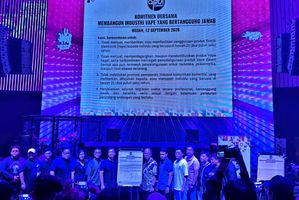 DPW APVI Sumbagut mendeklarasikan komitmen bersama dalam membangun industri vape yang berintegritas dan bertanggung jawab pada Sabtu (12/9/2026) di Medan