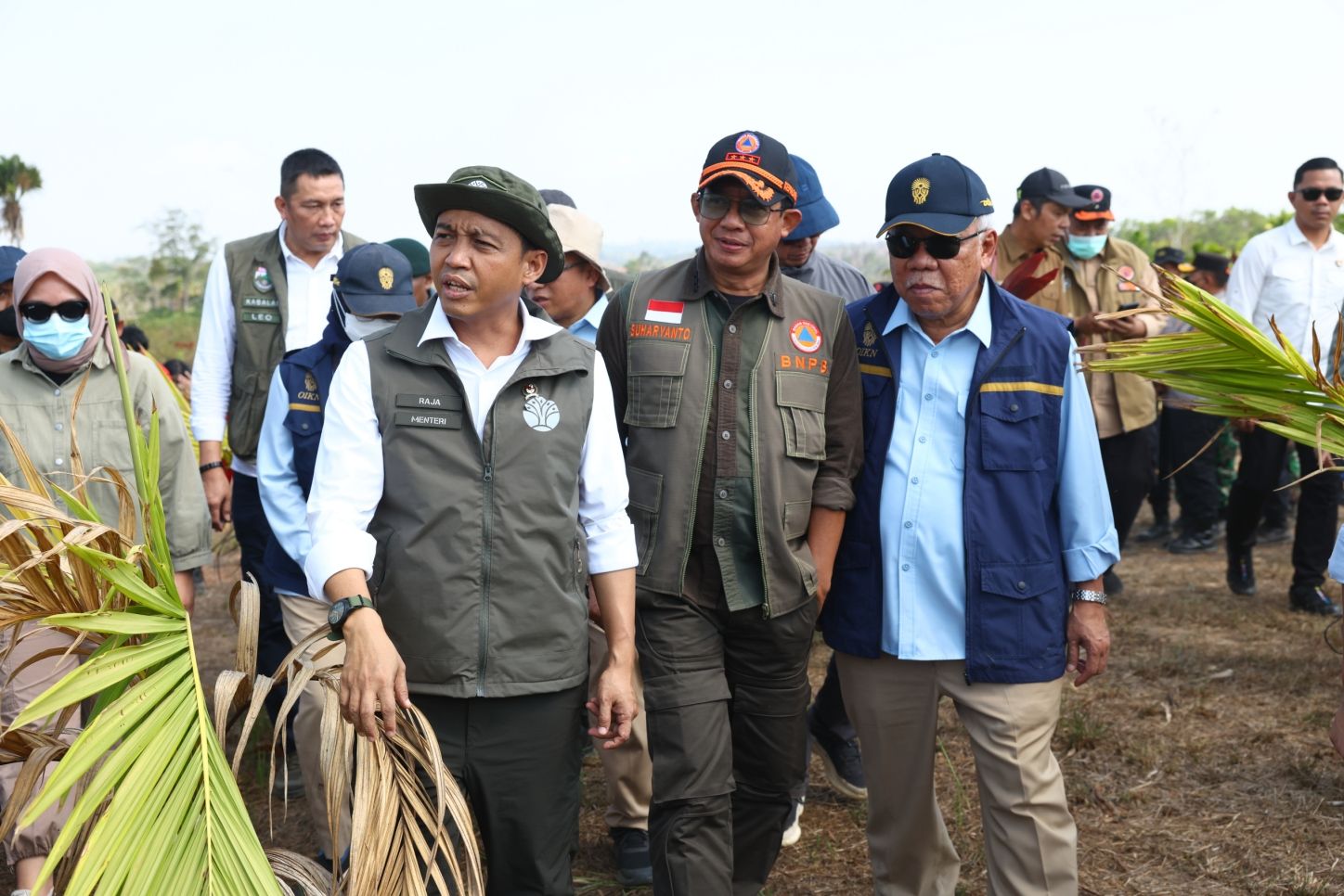 Otorita IKN bersama Kementerian Kehutanan, Badan Nasional Penanggulangan Bencana (BNPB), TNI, Polri, dan Pemerintah Daerah Kalimantan Timur meninjau langsung lokasi bekas karhutla di kawasan Bukit Tengkorak, termasuk area Taman Hutan Raya Bukit Soeharto, Senin (14/9/2026).
