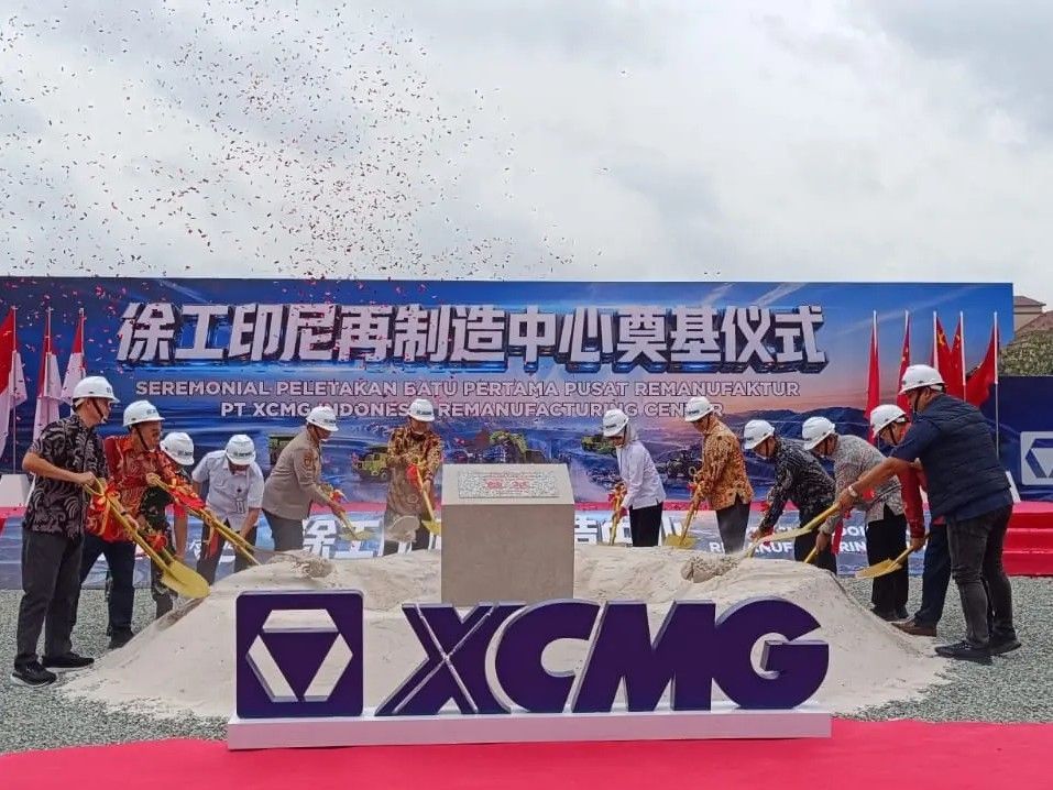 Peresmian Pusat Remanufaktur XCMG Indonesia di Kariangau Balikpapan Utara, Rabu (16/9/2026).