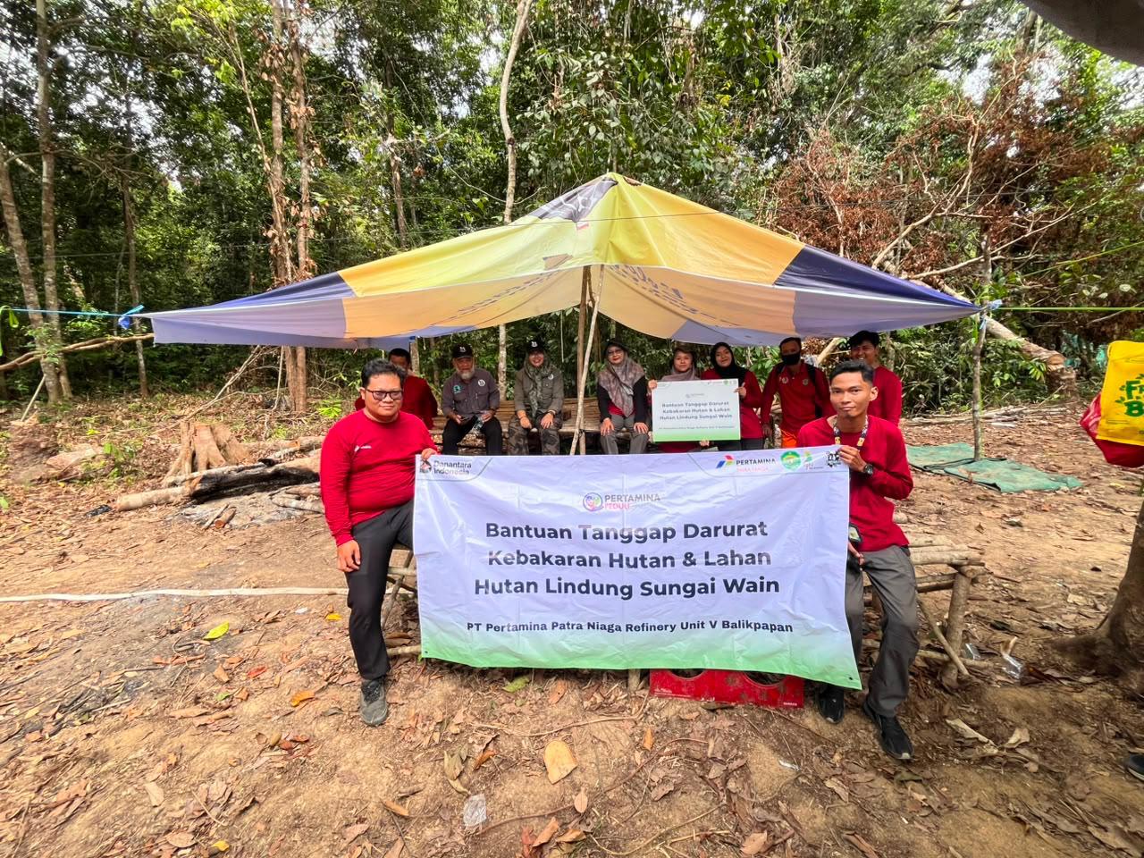 Karhutla HLSW Balikpapan, Pertamina Siapkan Peralatan untuk Petugas 