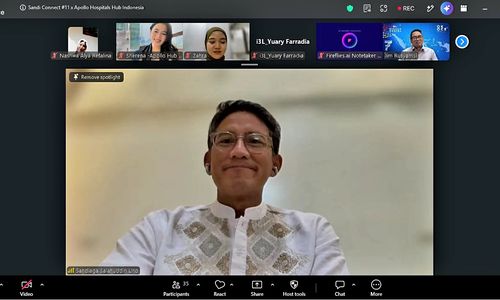 Ketua Umum Indonesia Health Tourism Society (IHTS), Sandiaga Salahuddin Uno