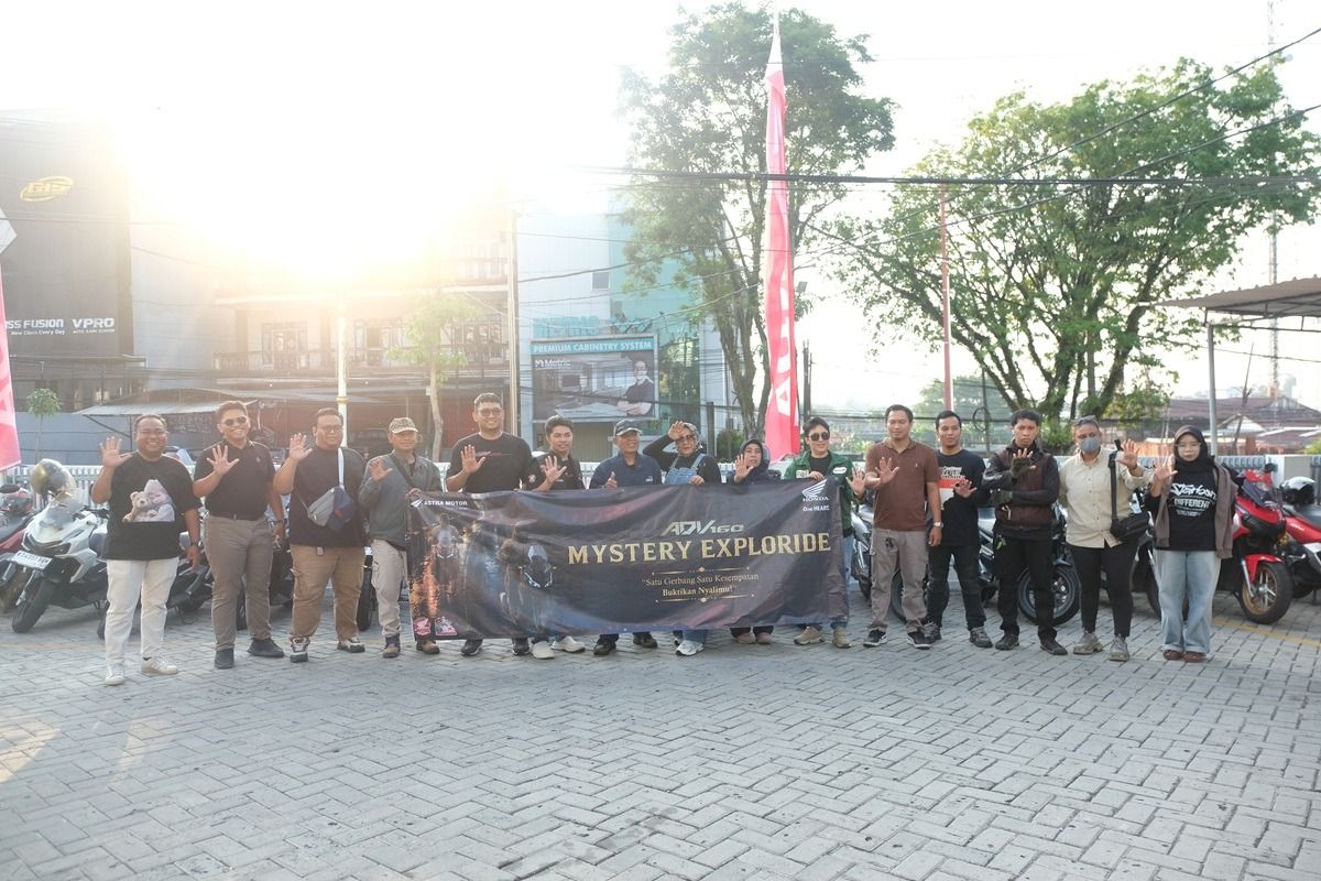 Naik Honda ADV 160, Peserta Diajak Jelajahi Gunung Kemendur dan Bunker Jepang