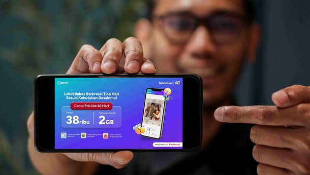 Telkomsel Hadirkan Paket Bundling Canva Pro Lite