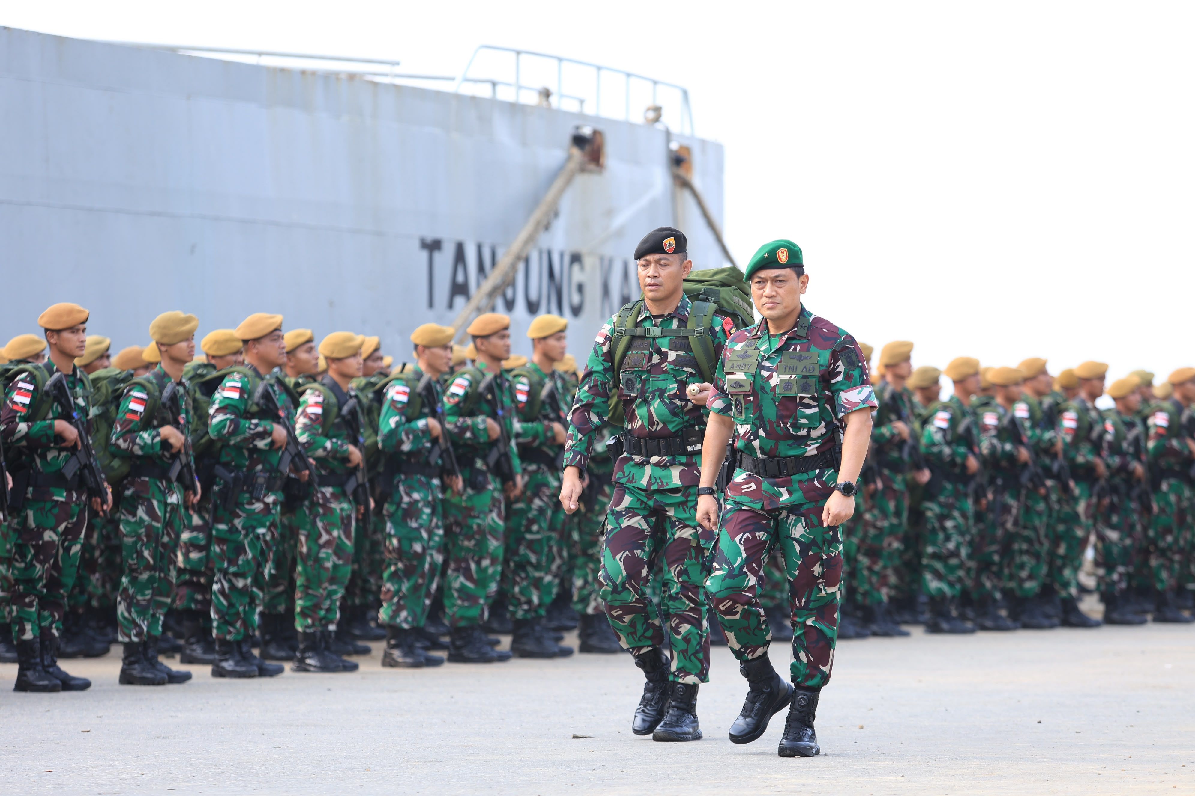 Prajurit Satgas Pamtas RI-Malaysia Yonkav 13 dan Yonarmed 4 selesai tugas 2026