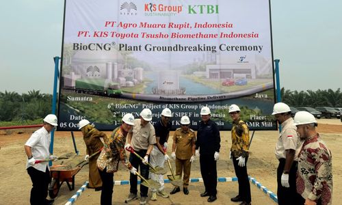 Groundbreaking biomethane plant yang dikembangkan TTI dan KIS