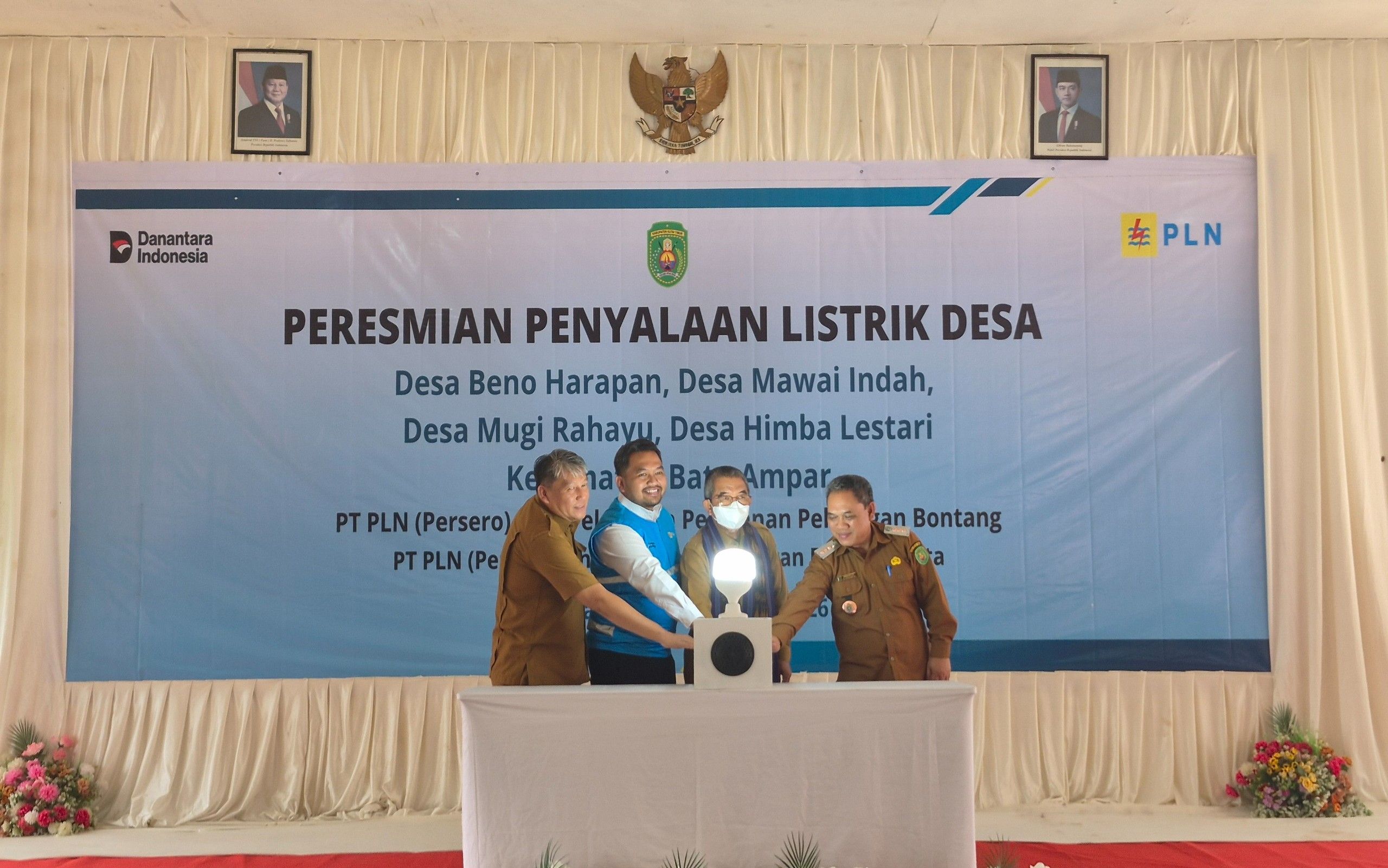 36 Tahun Menanti, 4 Desa di Kutim Kini Nikmati Listrik 24 Jam