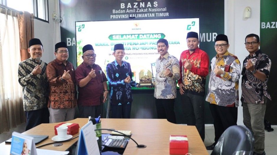 Wakil Bupati Penajam Paser Utara (PPU) Abdul Waris Muin melakukan audiensi dengan Badan Amil Zakat Nasional (Baznas) Provinsi Kalimantan Timur (Kaltim) 