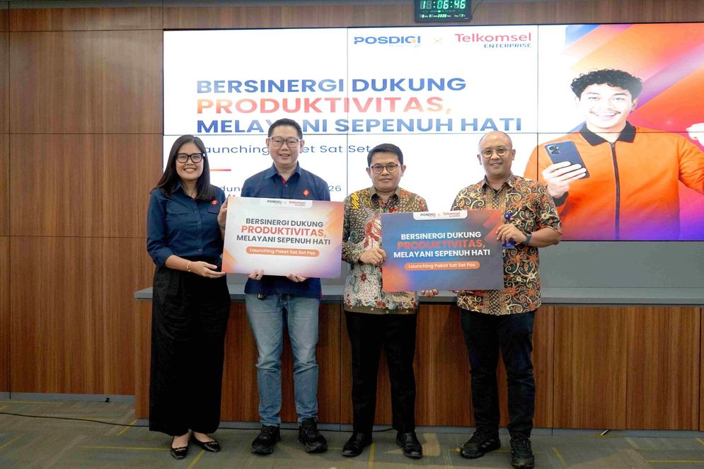 Dukung Aktivitas Layanan Agen Pos, Telkomsel dan PosDigi Luncurkan Paket Sat Set Pos