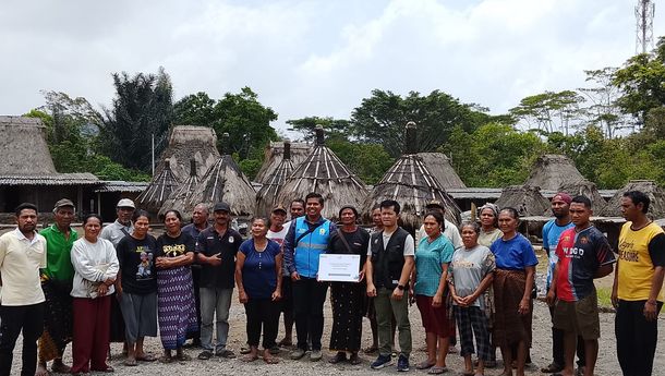 PLN Ngada Bantu Rp30 Juta, Revitalisasi 10 Ngadhu Bhaga di Kampung Adat Wogo