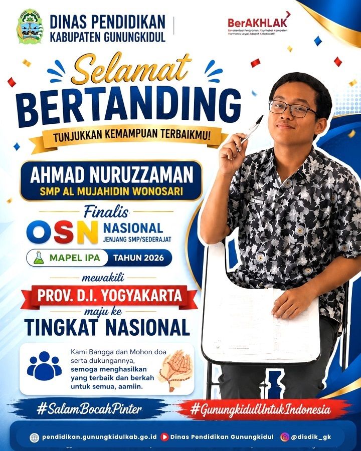 Jadi Juara Tingkat DIY, Siswa Gunungkidul Melaju ke OMI Tingkat Nasional