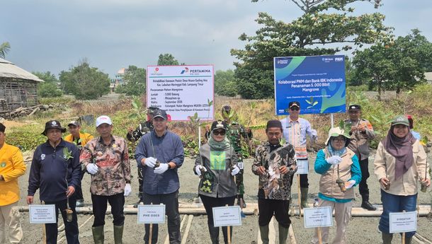 Kolaborasi PHE OSES dan Pemkab Lamtim Pulihkan Ekosistem Mangrove