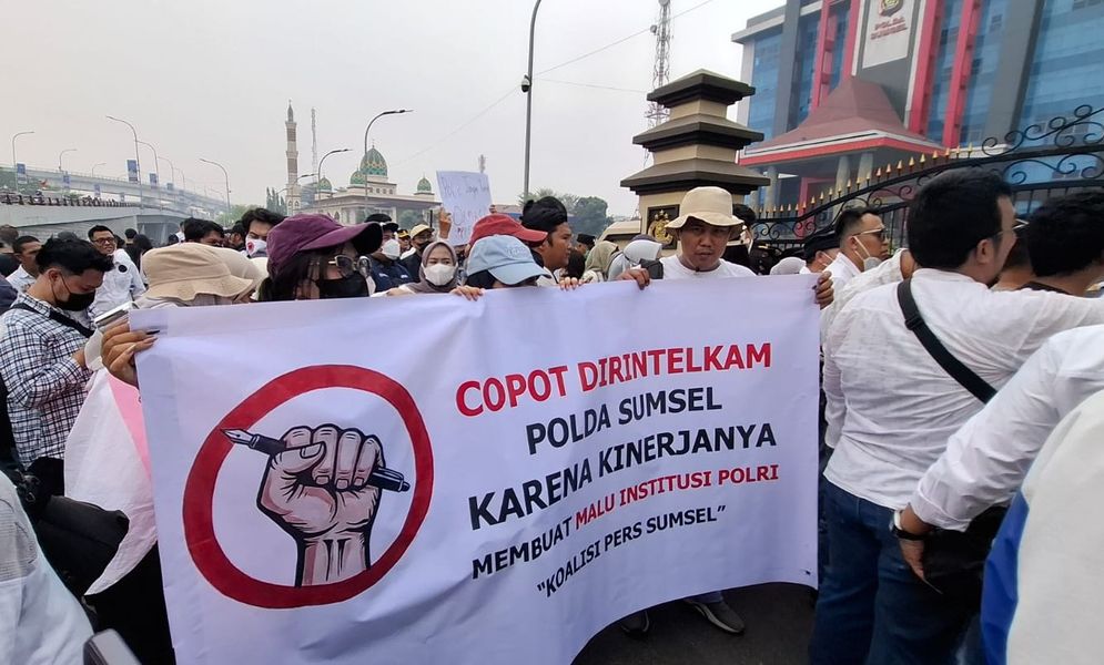 Koalisi Pers Sumsel: Desak Usut Kekerasan Terhadap Jurnalis, ini Janji Kapolda