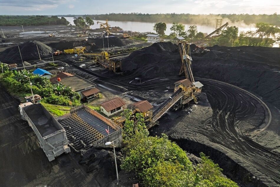 Stockpile port yang dioperasikan PT Petrindo Jaya Kreasi Tbk (CUAN). 