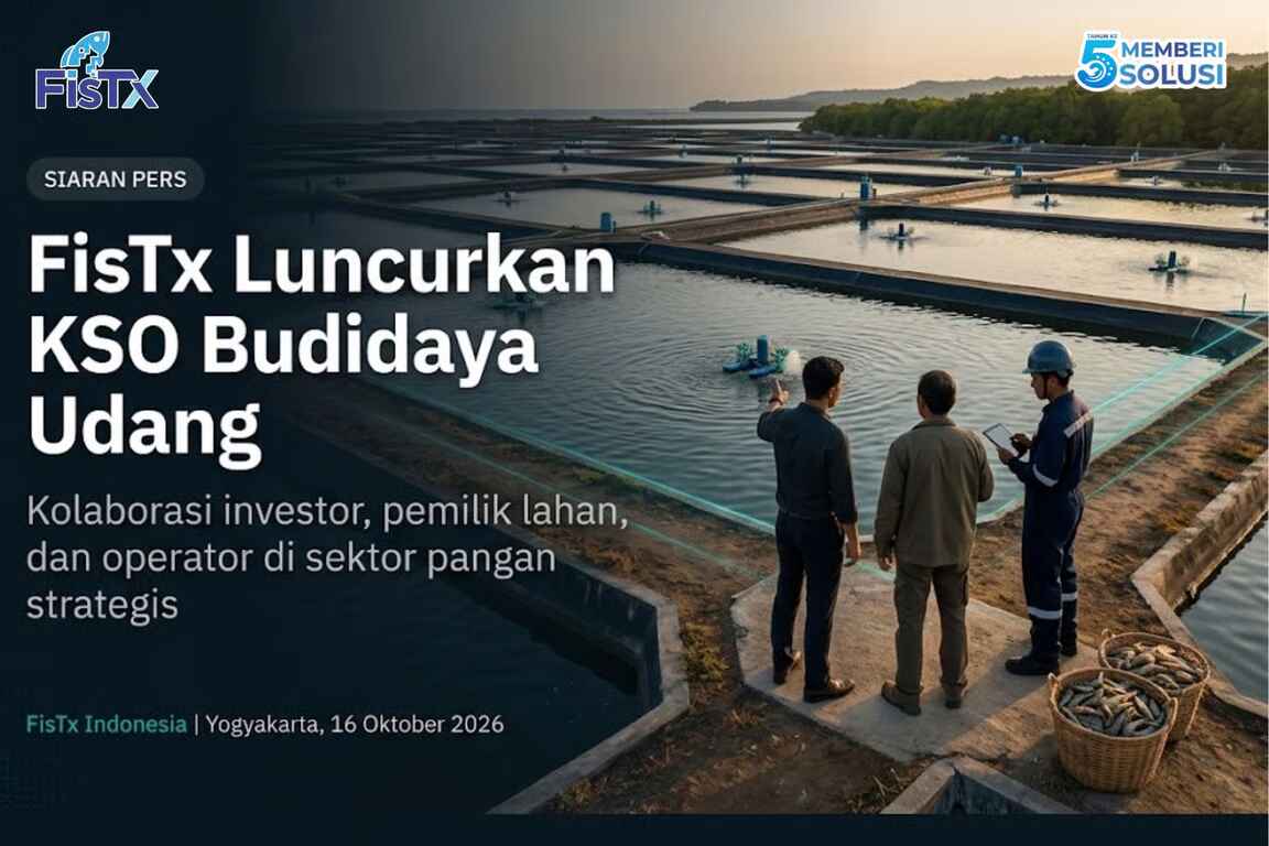 FisTx Indonesia Luncurkan KSO Budidaya Udang