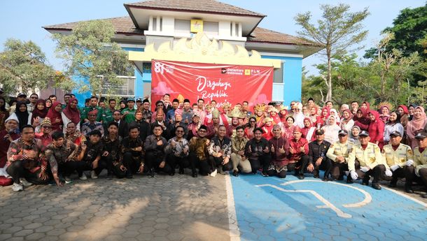 PLN Nusantara Power UP Bandar Lampung Gelar Upacara HUT ke-81 RI