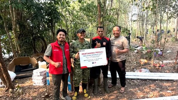 Pertamina Patra Niaga Sumbagsel Dukung Penanganan Karhutla di TNWK